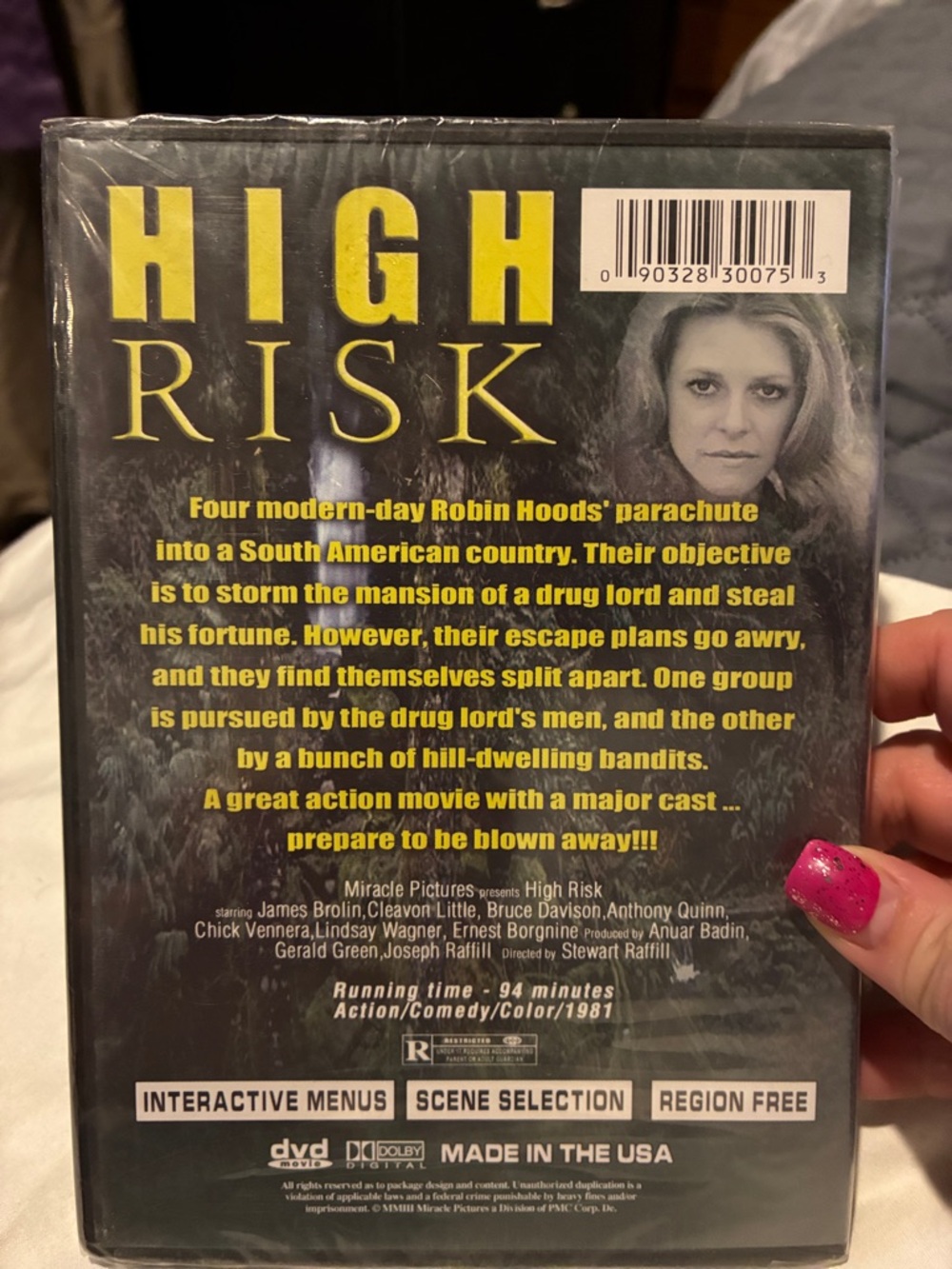 High Risk (DVD) - Black Case - Picture 3 of 4